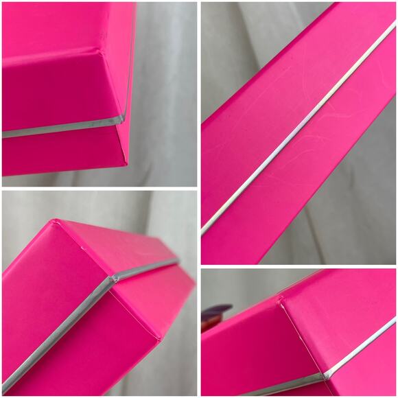 Victoria’s Secret PINK Gift Display Decor Storage Box Silver Holographic Logo - Picture 11 of 16